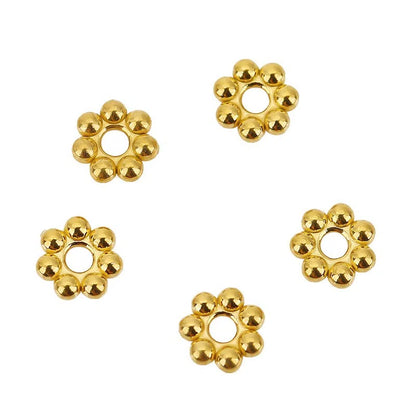 Stainless Steel Flower Spacer Beads