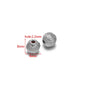 Stainless Steel Fluted Spacer Beads