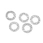 Stainless Steel Hammered Ring Connectors