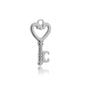 Stainless Steel Heart Key Charms