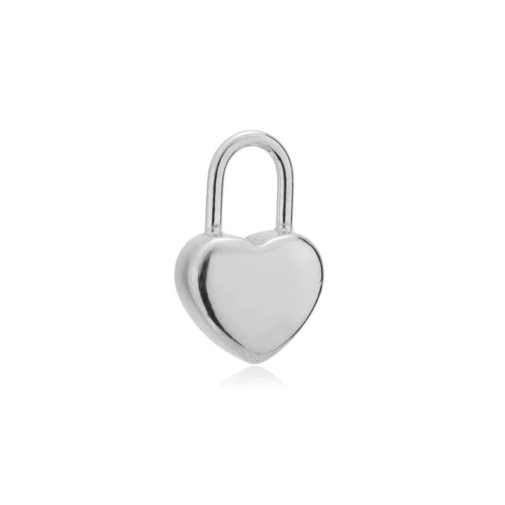 Stainless Steel Heart Key Charms