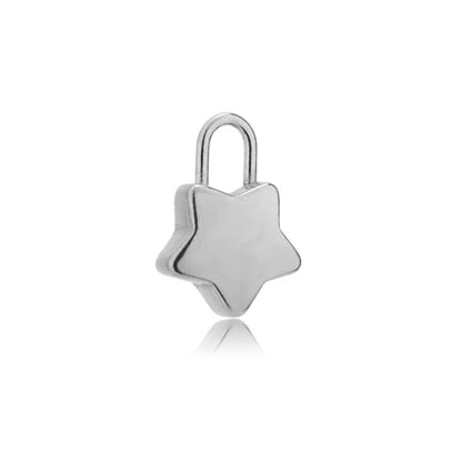 Stainless Steel Heart Key Charms