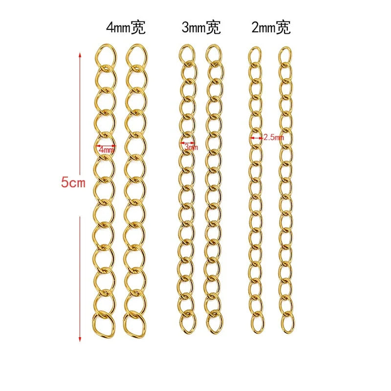 Stainless Steel Jewelry Extender Chains