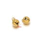 Stainless Steel Jingle Bell Charms with Loop