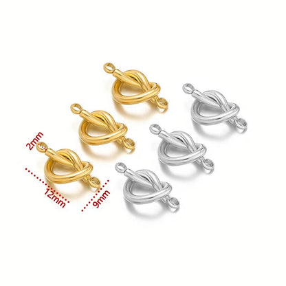 Stainless Steel Knot Connector Charms
