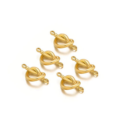 Stainless Steel Knot Connector Charms