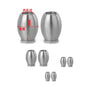 Stainless Steel Large Hole Oval Beads