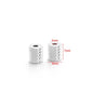 Stainless Steel Large Hole Spacer Beads