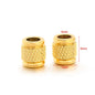 Stainless Steel Large Hole Spacer Beads