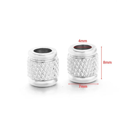 Stainless Steel Large Hole Spacer Beads
