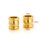 Stainless Steel Large Hole Tube Spacer Beads