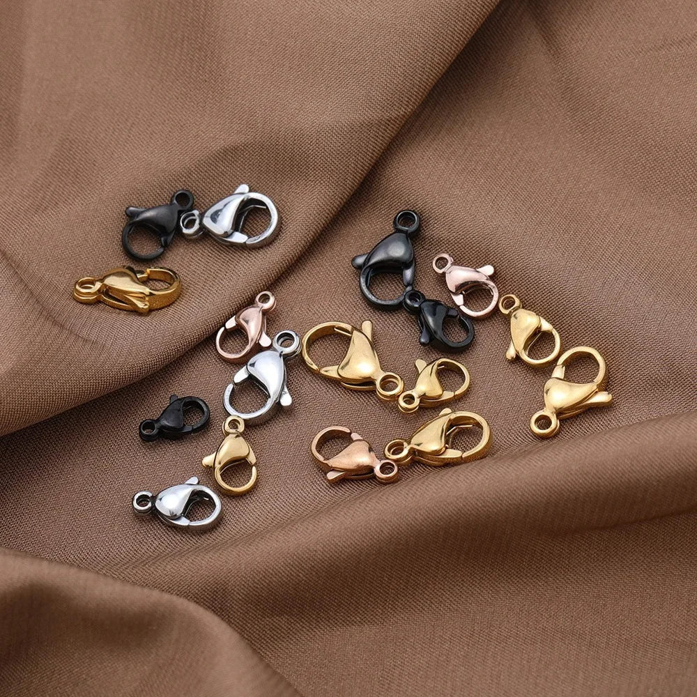 Stainless Steel Lobster Claw Clasps