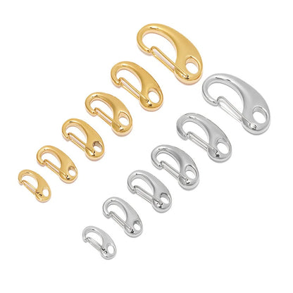Stainless Steel Lobster Claw Clasps with Loop