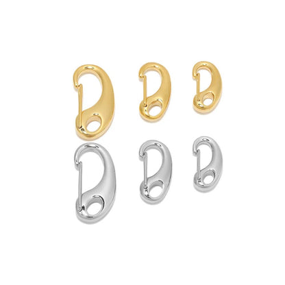 Stainless Steel Lobster Claw Clasps with Loop