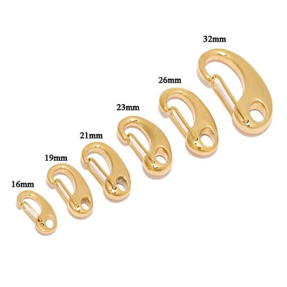 Stainless Steel Lobster Claw Clasps with Loop