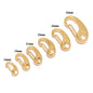Stainless Steel Lobster Claw Clasps with Loop