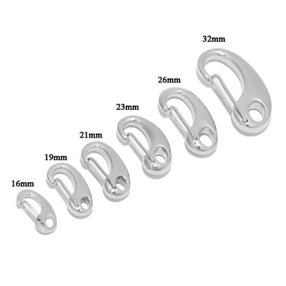 Stainless Steel Lobster Claw Clasps with Loop