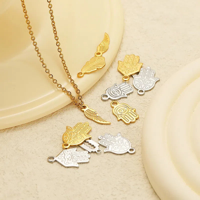 Stainless Steel Nature & Symbol Charms
