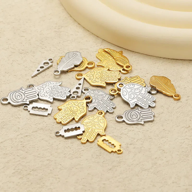 Stainless Steel Nature & Symbol Charms
