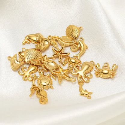 Stainless Steel Ocean Animal Charms