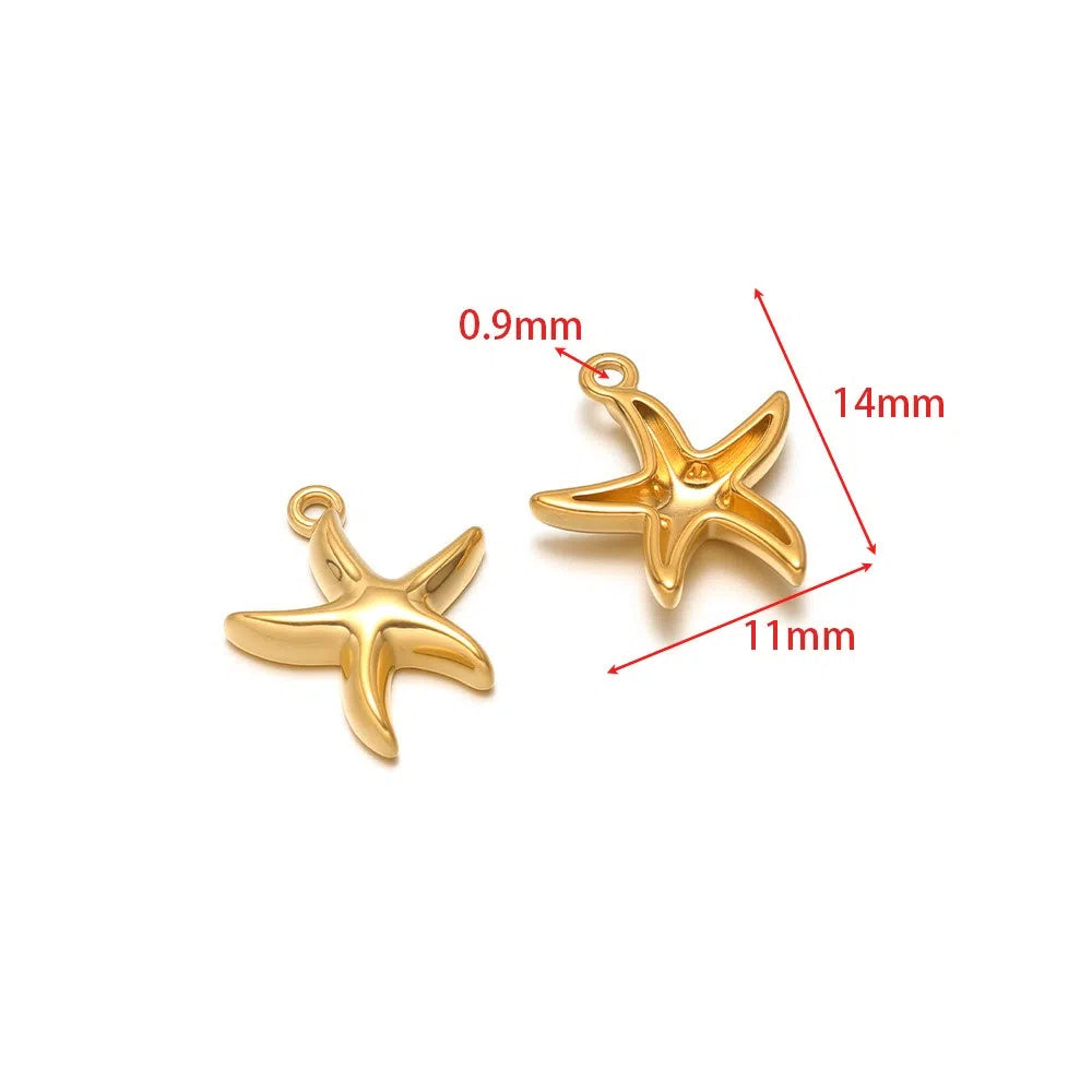 Stainless Steel Ocean Animal Charms