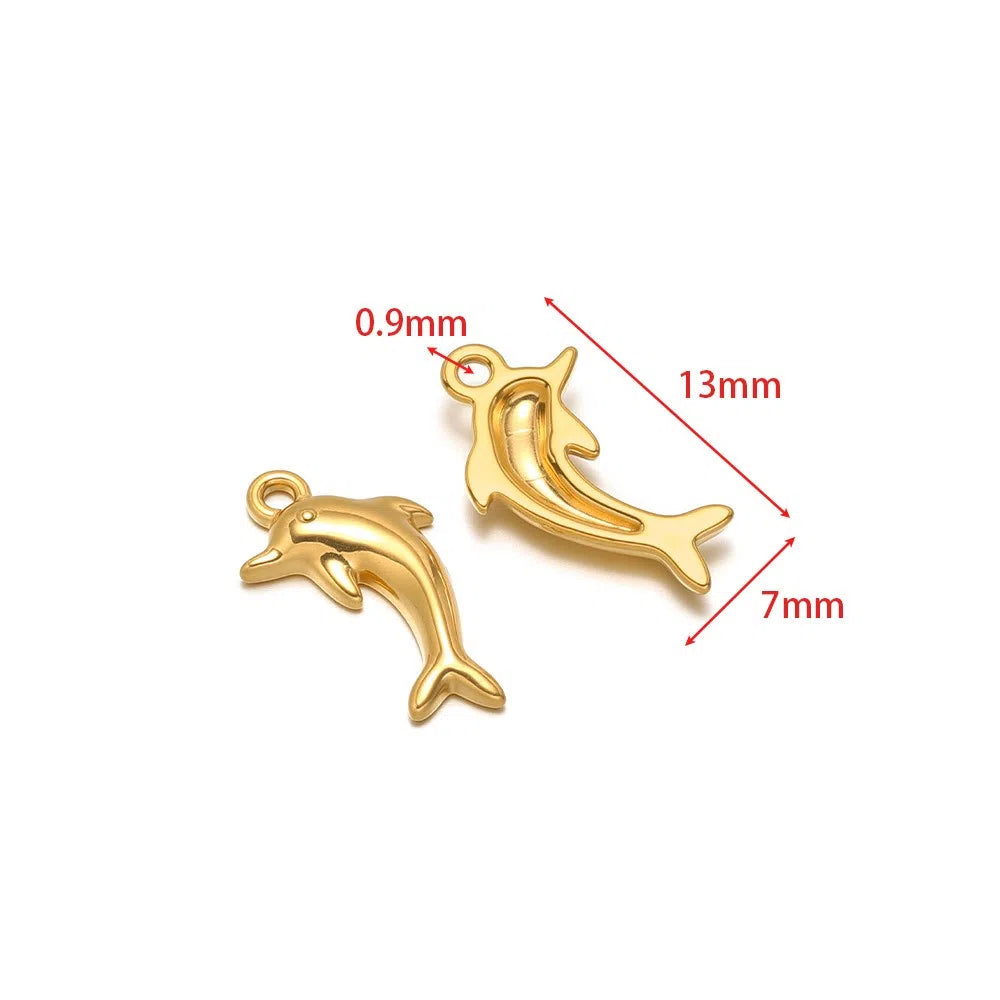 Stainless Steel Ocean Animal Charms