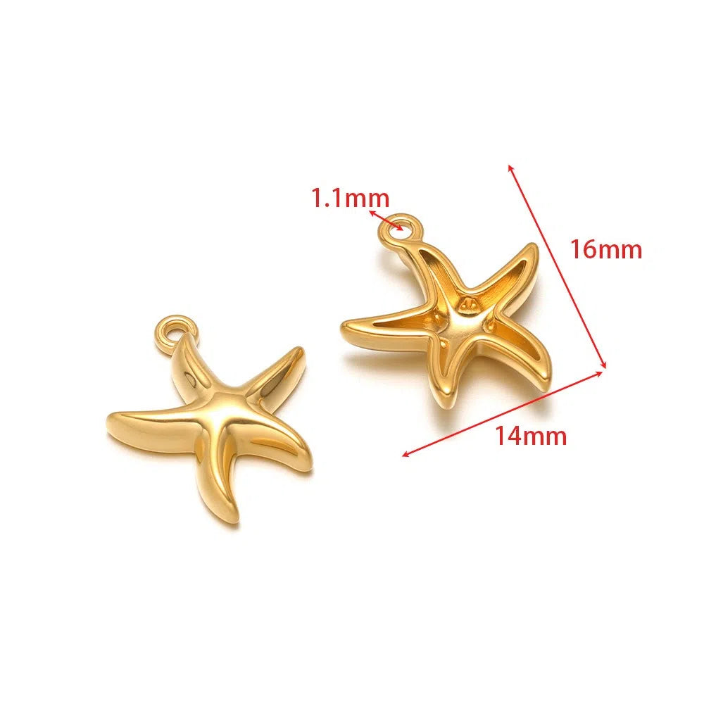 Stainless Steel Ocean Animal Charms