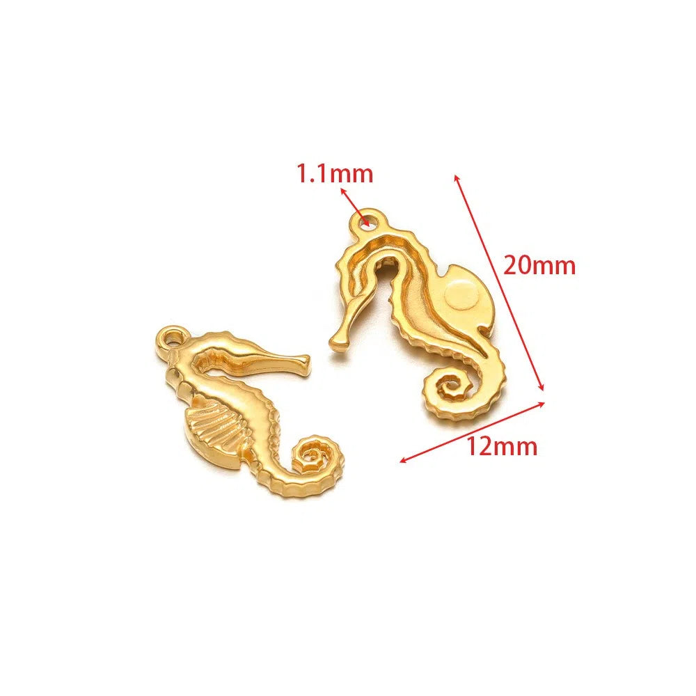 Stainless Steel Ocean Animal Charms