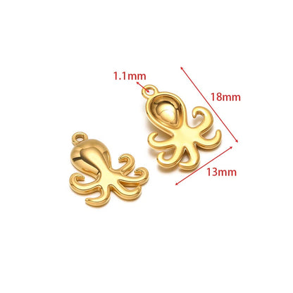 Stainless Steel Ocean Animal Charms
