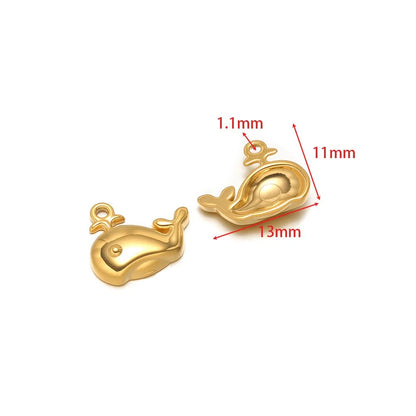 Stainless Steel Ocean Animal Charms