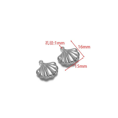 Stainless Steel Ocean Charms – Starfish, Sea Turtle & Shell