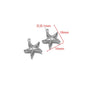 Stainless Steel Ocean Charms – Starfish, Sea Turtle & Shell