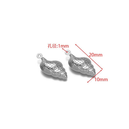 Stainless Steel Ocean Charms – Starfish, Sea Turtle & Shell