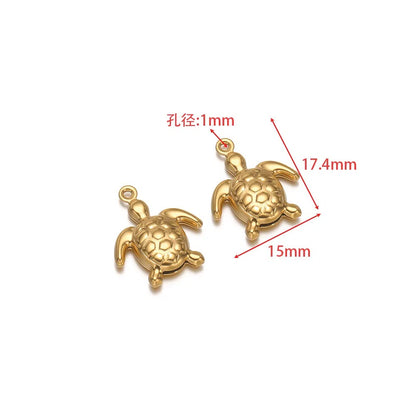 Stainless Steel Ocean Charms – Starfish, Sea Turtle & Shell
