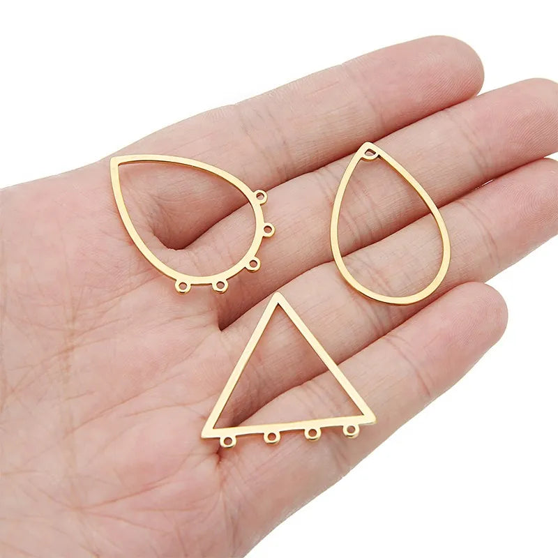 Stainless Steel Open Teardrop Connector Links