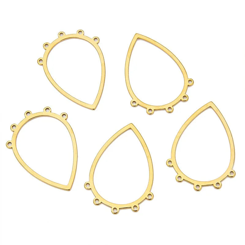 Stainless Steel Open Teardrop Connector Links