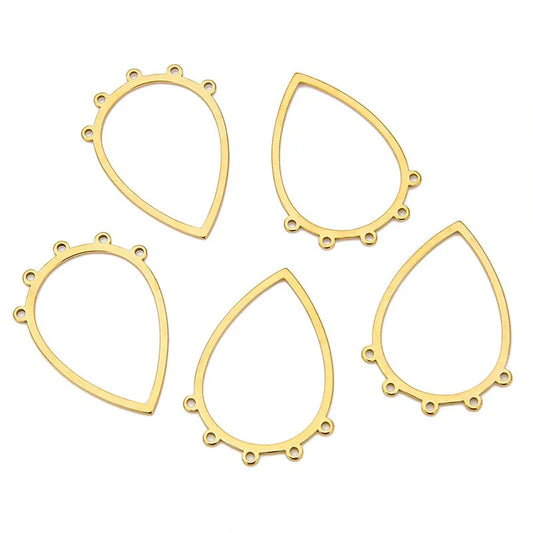 Stainless Steel Open Teardrop Connector Links