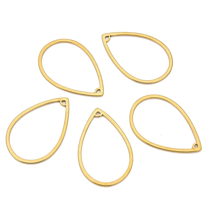 Stainless Steel Open Teardrop Connector Links