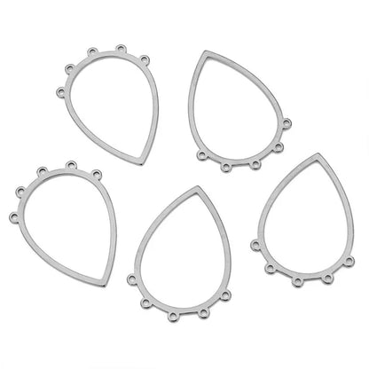 Stainless Steel Open Teardrop Connector Links