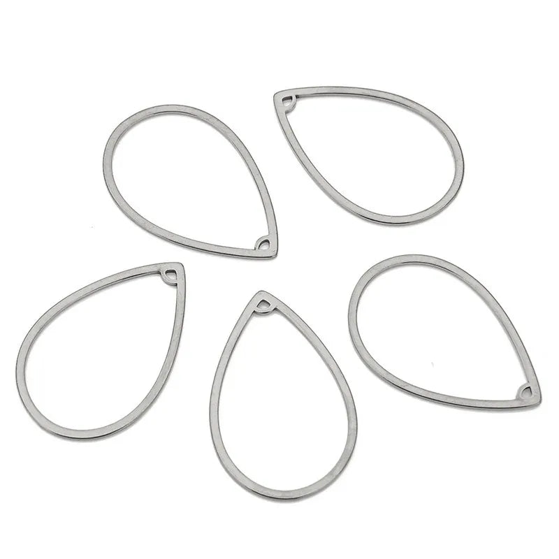 Stainless Steel Open Teardrop Connector Links