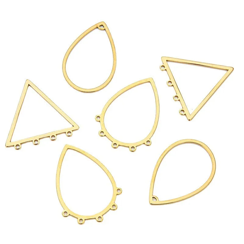 Stainless Steel Open Teardrop Connector Links