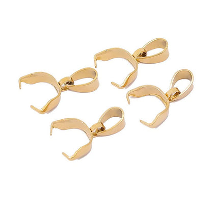 Stainless Steel Pinch Bails for Pendants
