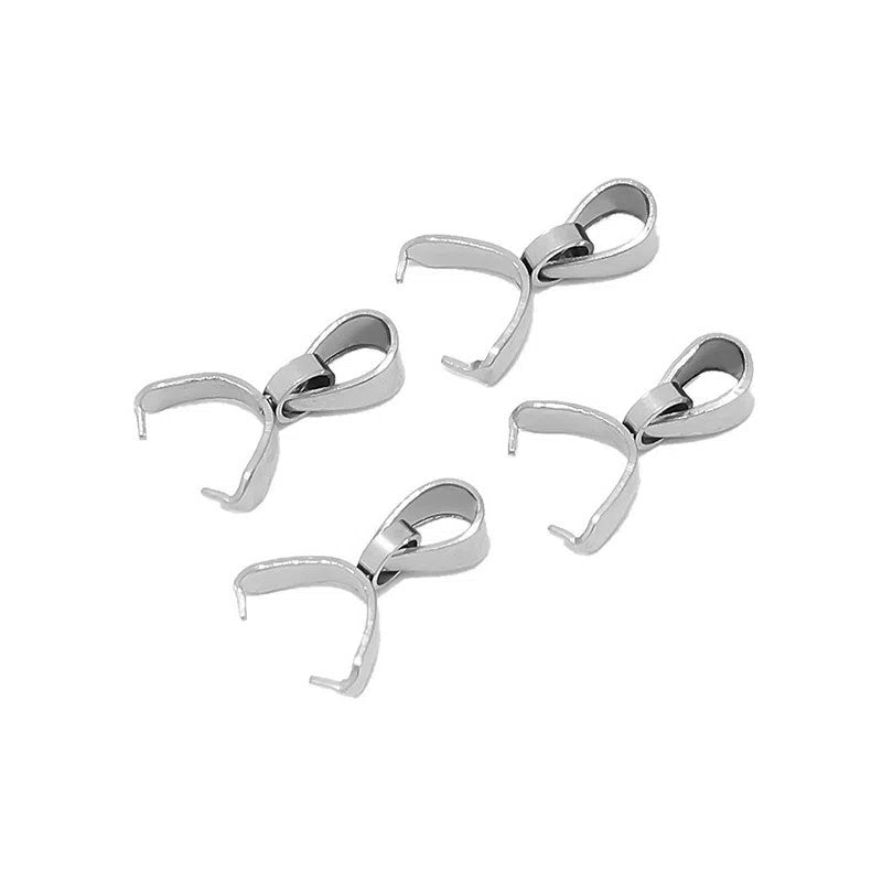 Stainless Steel Pinch Bails for Pendants