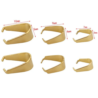Stainless Steel Pinch Clip Bails for Pendants