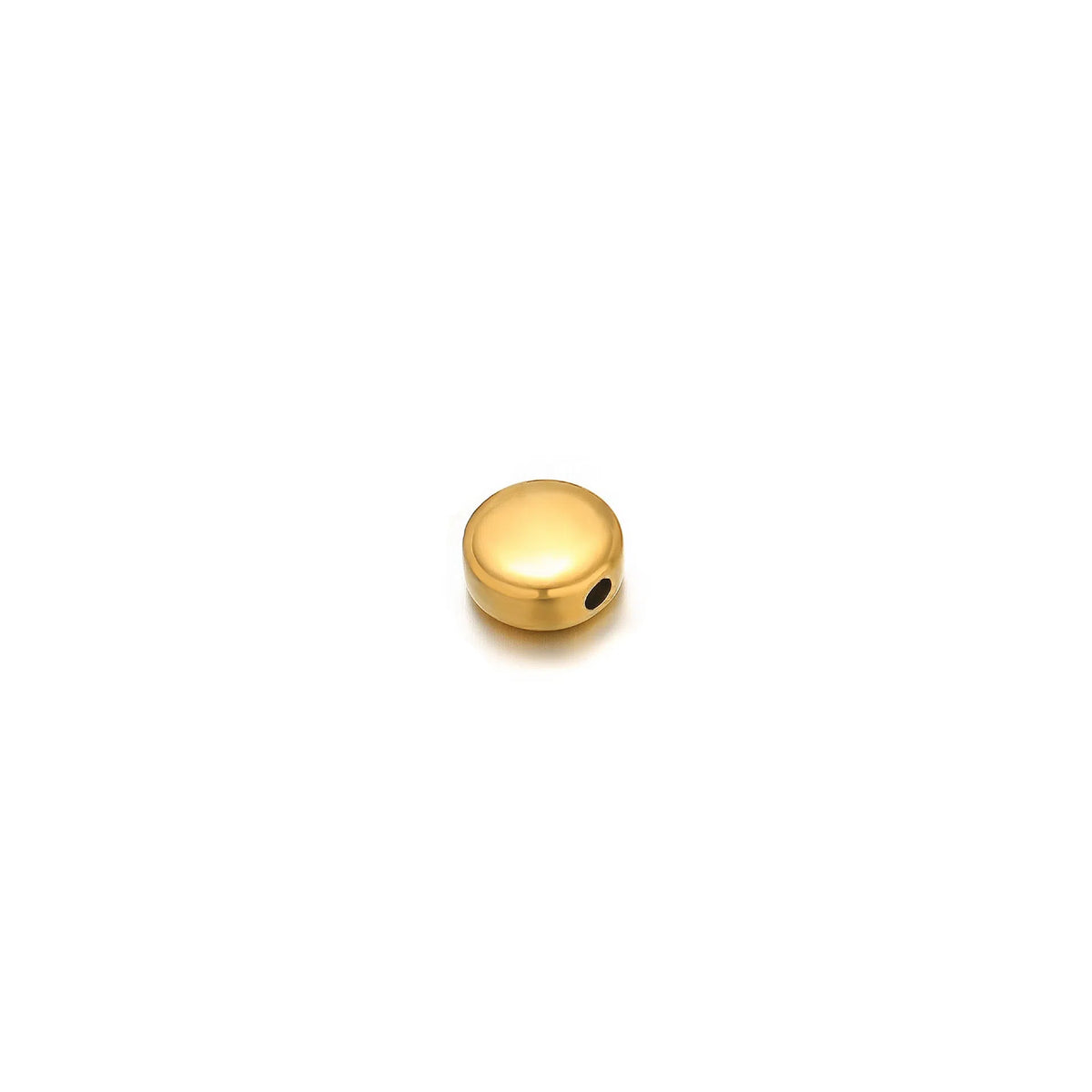 Stainless Steel Puffy Shape Spacer Beads