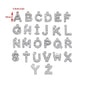 Stainless Steel Rhinestone Initial Charms – A-Z