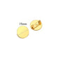 Stainless Steel Round Brooch Pin Blanks