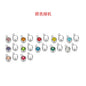 Stainless Steel Round Rhinestone Charms