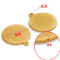 Stainless Steel Round Stamping Blank Charms