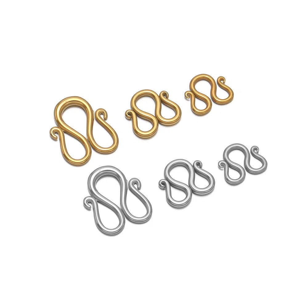 Stainless Steel S & M Hook Clasps